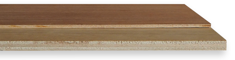 Veneered panel